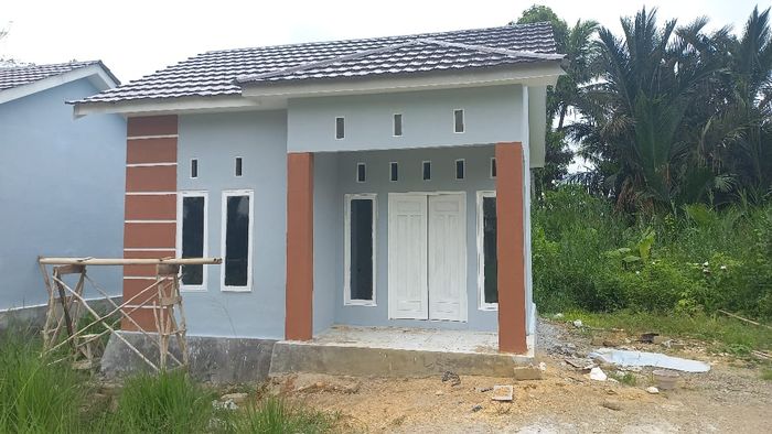 foto tampak rumah tipe 36 perumahan Ezra Naima Permai