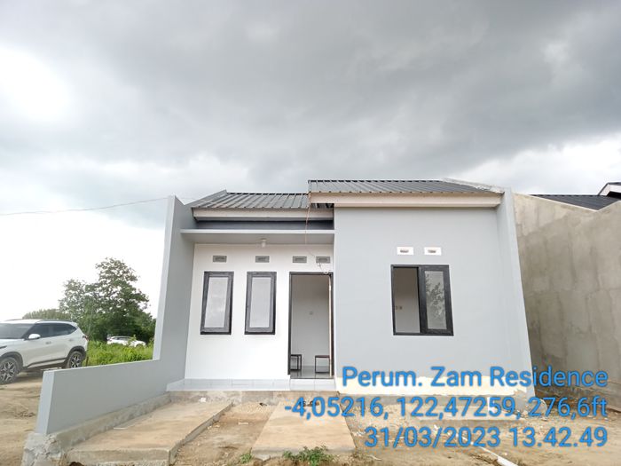 foto tampak rumah tipe 36 perumahan ZAM RESIDENCE I