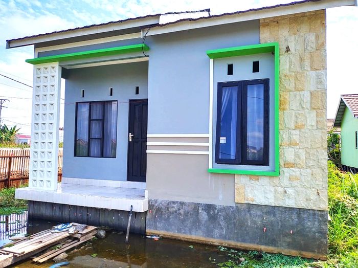 foto tampak rumah tipe 36 perumahan PURI TRI-A ASRI
