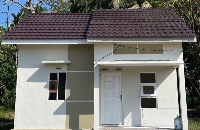 foto tampak rumah tipe 36/100 perumahan PESONA KHAIRA PERMAI