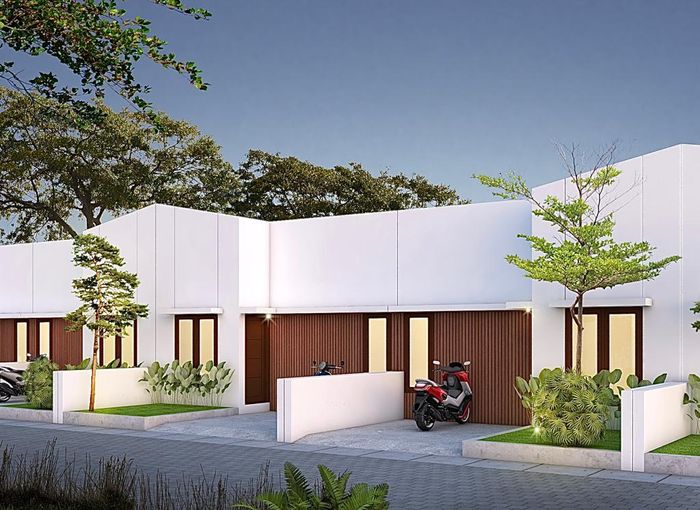 foto tampak rumah tipe Blok A-B 30 perumahan Taman Selokgondang Asri