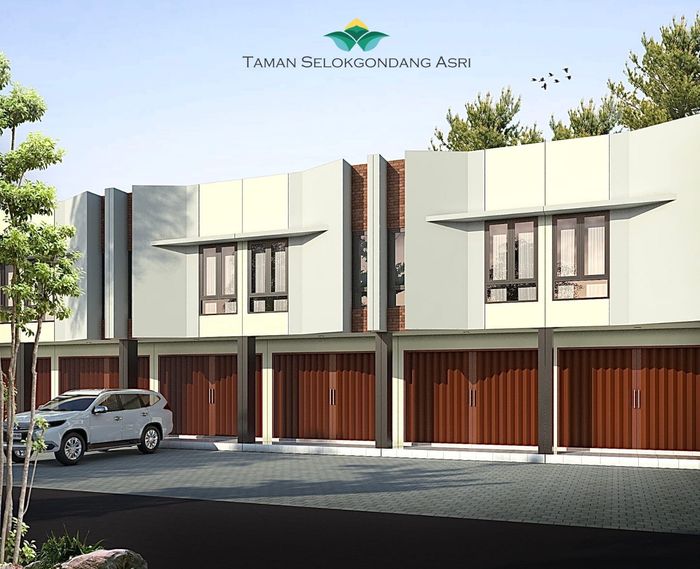foto tampak rumah tipe Ruko perumahan Taman Selokgondang Asri