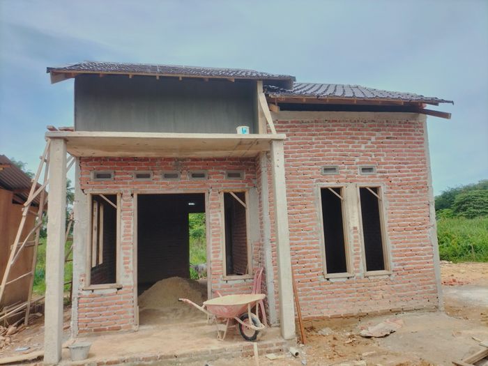 foto tampak rumah tipe 36 perumahan CITRA ALAM PERMAI VI