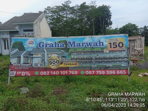 foto gerbang perumahan Perumahan Graha Marwah