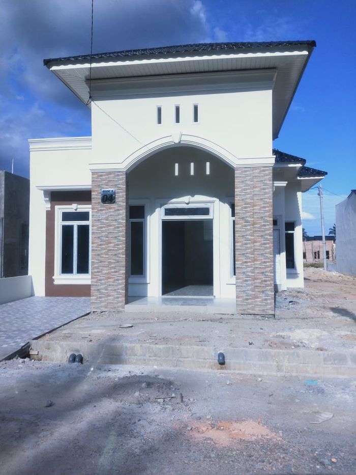 foto tampak rumah tipe 64 perumahan AQILA RESIDENCE 2
