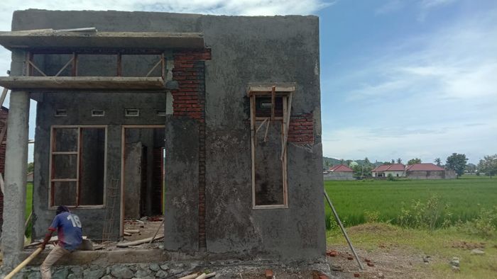 foto tampak rumah tipe BLOK A-5 perumahan GRIYA SAMARA DASAN BARU