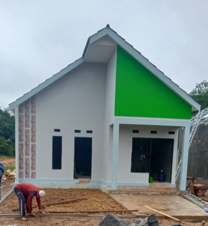 foto tampak rumah tipe 36 perumahan Anugrah Mandiri 1