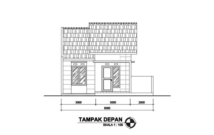 foto tampak rumah tipe Gichefa Residence perumahan Gichefa Residence