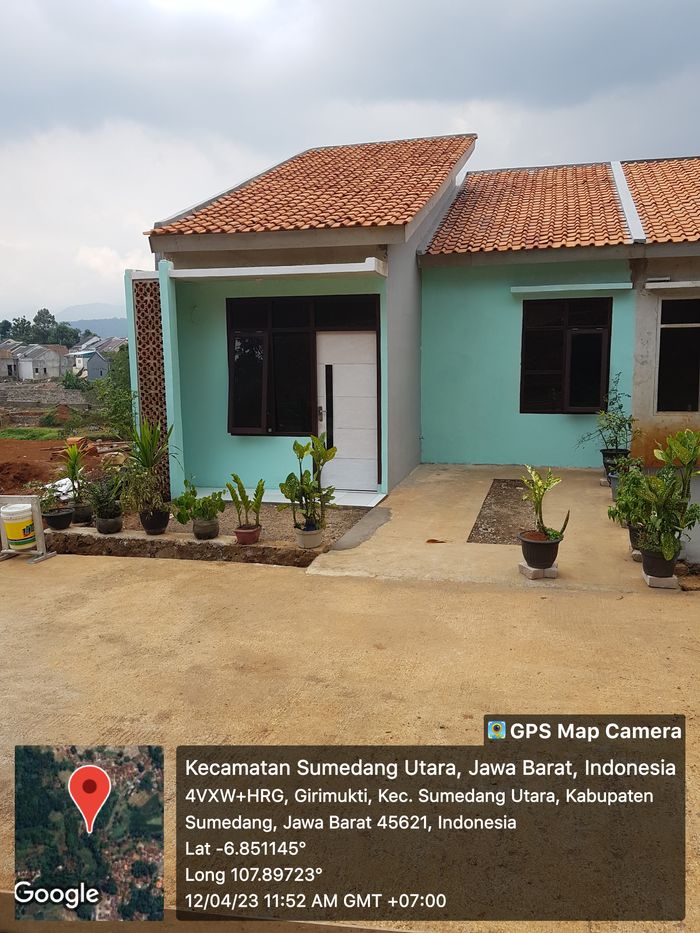 foto tampak rumah tipe 60/33 perumahan V RESIDENCE GIRIMUKTI - PT.VANDANA TRIRATNA INDONESIA