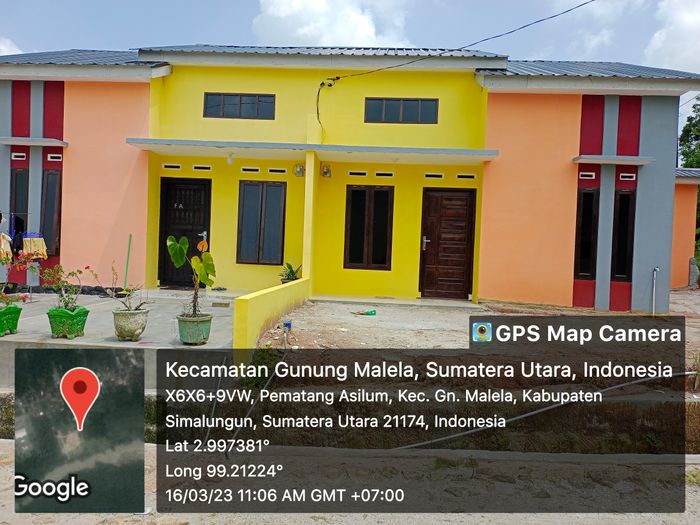 foto tampak rumah tipe 36 perumahan GEMILANG JAYA