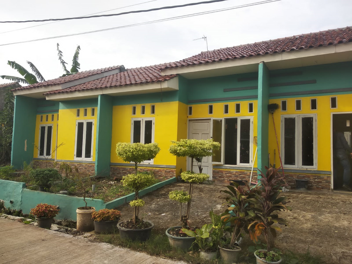 foto tampak rumah tipe SUBSIDI perumahan PANORAMA MUTIARA REGENCY 2