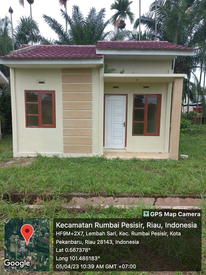 foto tampak rumah tipe 36/108 perumahan GRAHA LIMBUNGAN ASRI