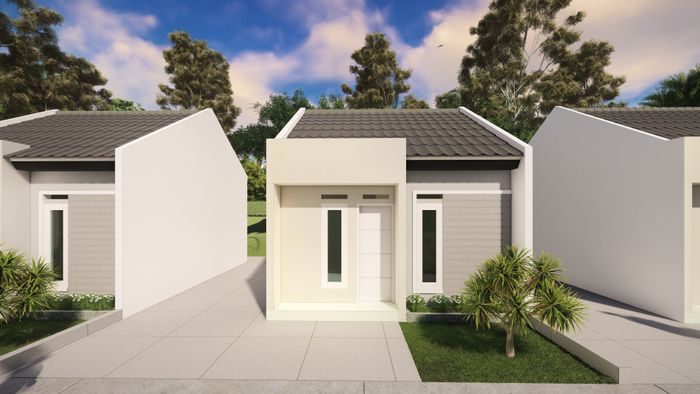 foto denah rumah tipe Subsidi perumahan Permata Garden
