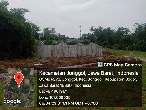 foto posisi tengah perumahan Green Jonggol Village