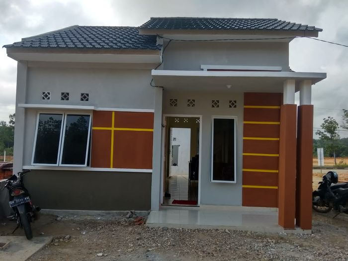foto tampak rumah tipe 36 perumahan KAMELA PERMAI