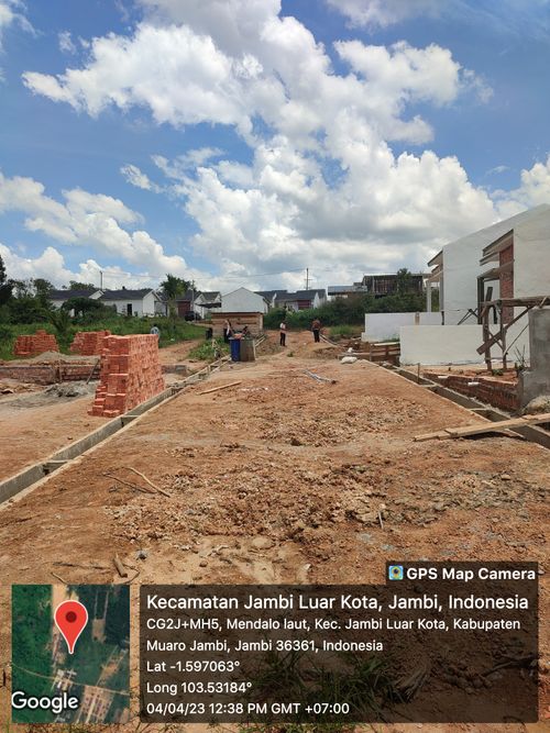 foto posisi tengah perumahan RADEN REGENCHY 2