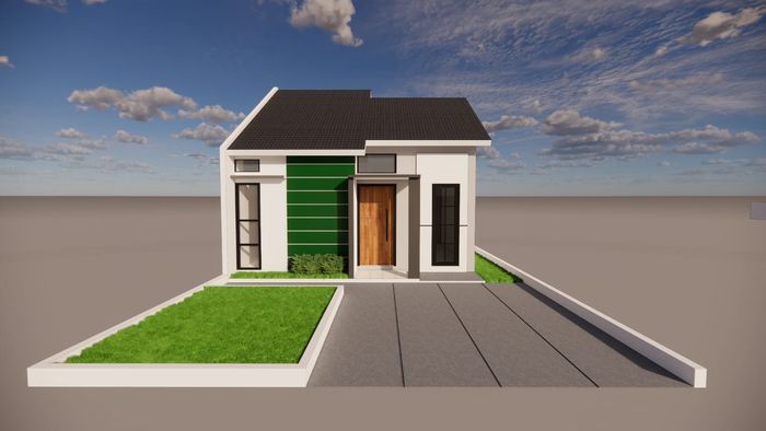 foto tampak rumah tipe Rumah Komersil perumahan GRAZIA RESIDENCE 2