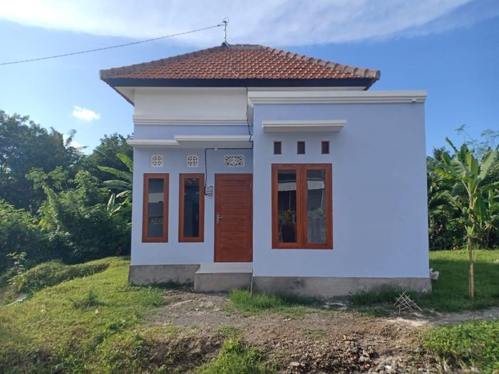 foto tampak rumah tipe 30/75 M2 perumahan Perum. Puri Uma Desa