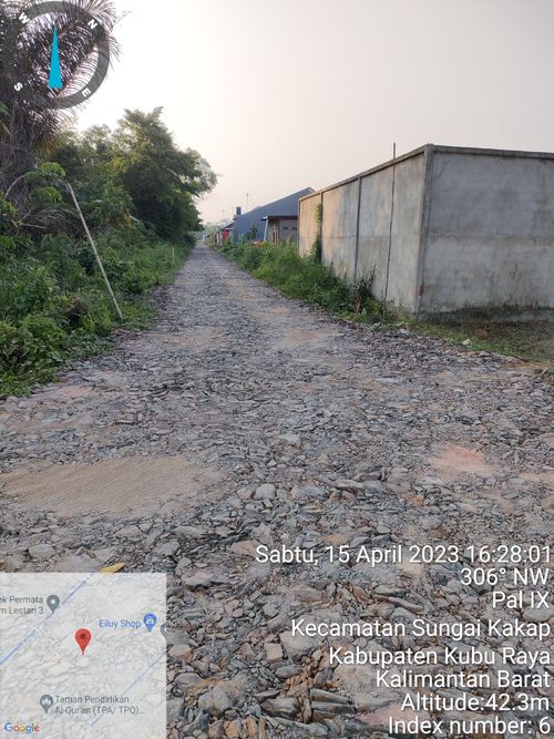 foto posisi tengah perumahan PERMATA ALAM LESTARI 3 CD