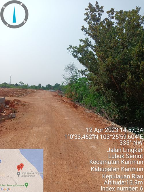 foto gerbang perumahan COSTAL INDAH RESIDENCE