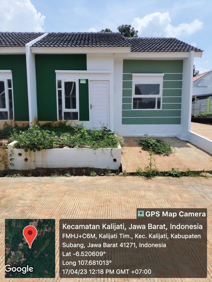foto tampak rumah tipe 30/60 perumahan KAMPOENG HIJAU