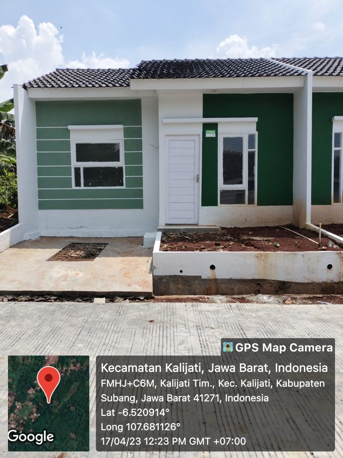 foto tampak rumah tipe 30/60 perumahan KAMPOENG HIJAU