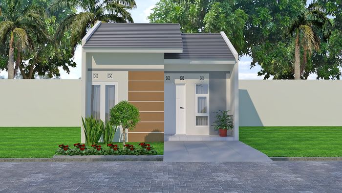 foto tampak rumah tipe 29 perumahan Nindya Asri10