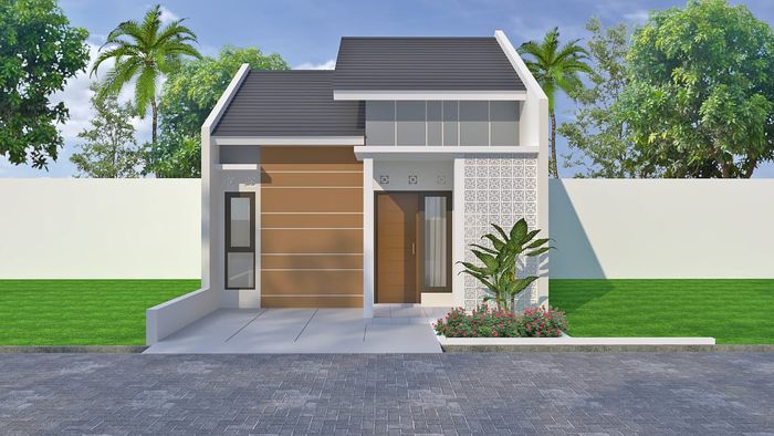 foto tampak rumah tipe 36 perumahan Nindya Asri10