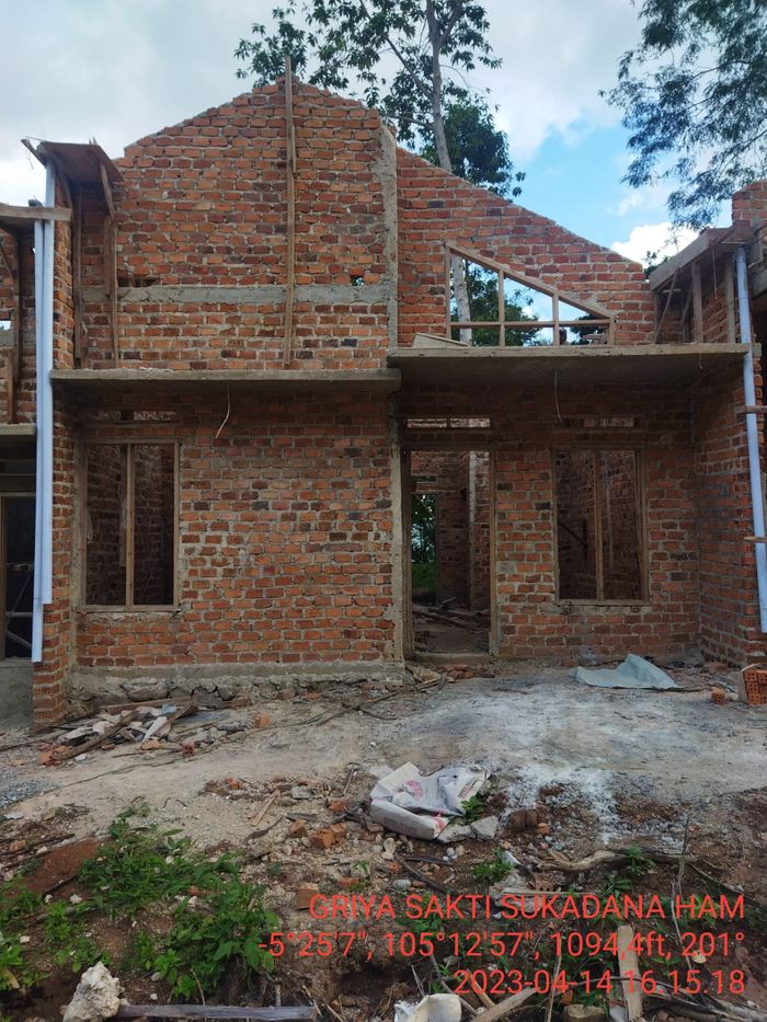 foto denah rumah tipe 36/72 perumahan Griya Sakti Sukadanaham
