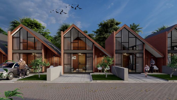 foto tampak rumah tipe 36/60 perumahan ISTANA BAGENDIT
