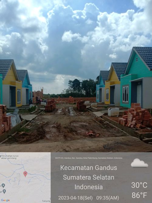 foto posisi tengah perumahan PERUMAHAN SHAQUILLA RESIDENCE.
