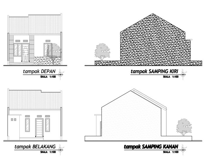 foto tampak rumah tipe 36 perumahan BALANDAI PRATAMA RESIDENCE