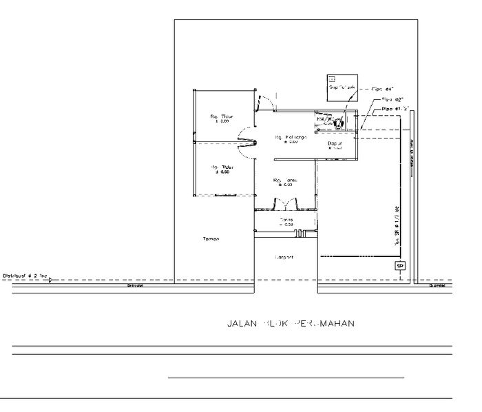 foto denah rumah tipe 45 perumahan FATHAN RESIDENCE