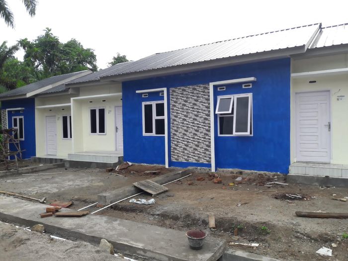 foto tampak rumah tipe Reborn perumahan Perumahan Senayan Green Palm