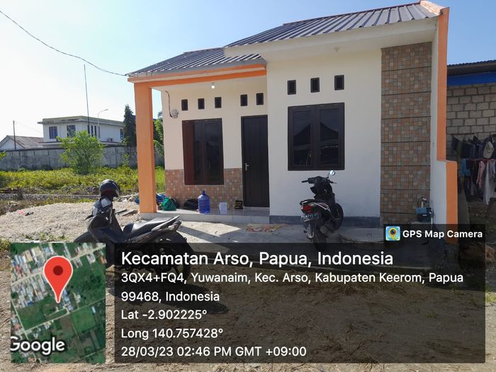 foto tampak rumah tipe Alpha perumahan GRACE RESIDENCE