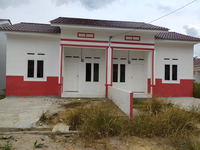 foto tampak rumah tipe 36 perumahan DE PRABU 5