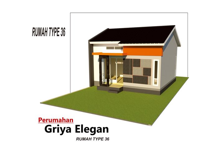 foto tampak rumah tipe Rumah Tapak perumahan KHAZANAH ELEGAN WATULIWU 2