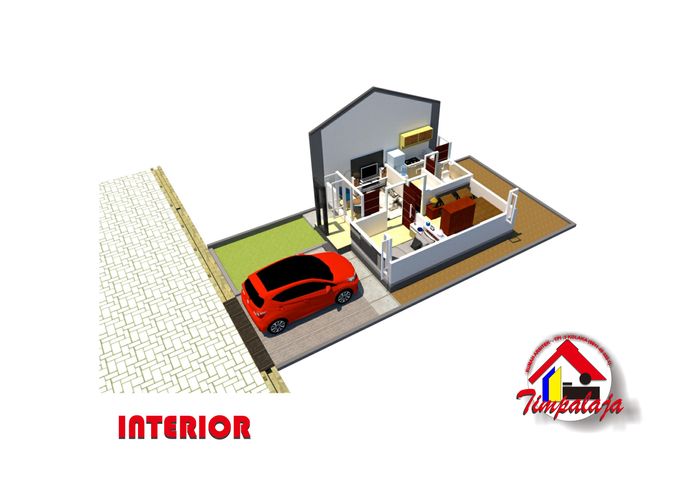 foto denah rumah tipe Rumah Tapak perumahan KHAZANAH ELEGAN WATULIWU 2