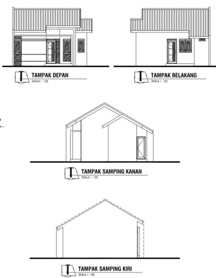 foto tampak rumah tipe Meranti Ahsan Residence perumahan MERANTI AHSAN RESIDENCE