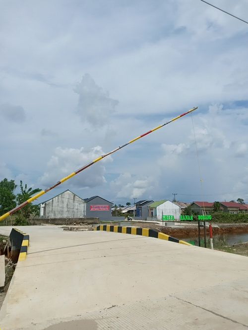 foto gerbang perumahan BORANG HANAN GREEN CITY