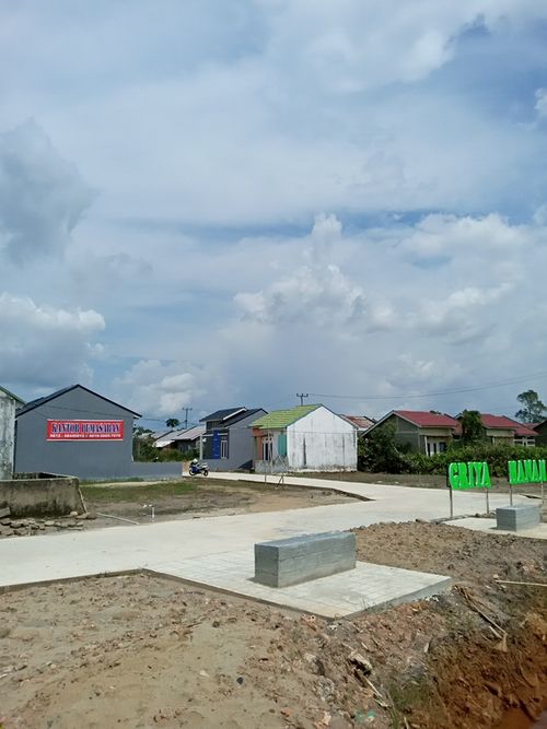foto posisi tengah perumahan BORANG HANAN GREEN CITY