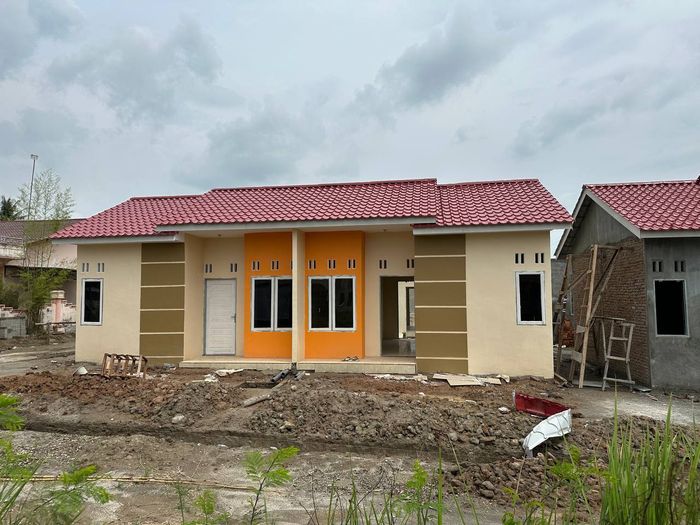foto tampak rumah tipe 36 perumahan GRAND MUTIARA RAMUNIA