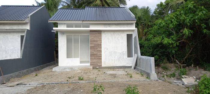 foto tampak rumah tipe 36 perumahan Griya Asri Kabobona