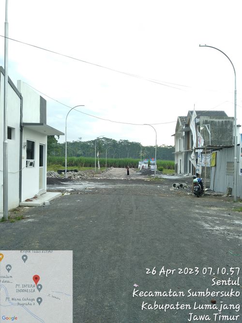 foto posisi tengah perumahan GRAND CAHAYA CLASSICA HILL