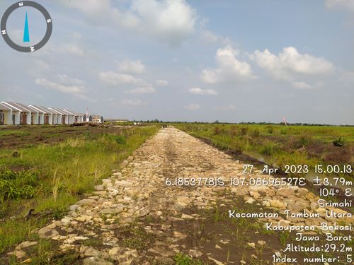 foto posisi tengah perumahan PERMATA HARAPAN SARIMUKTI