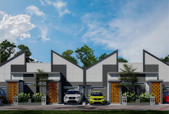 foto tampak rumah tipe Subsidi perumahan GRAND CAHAYA CLASSICA HILL