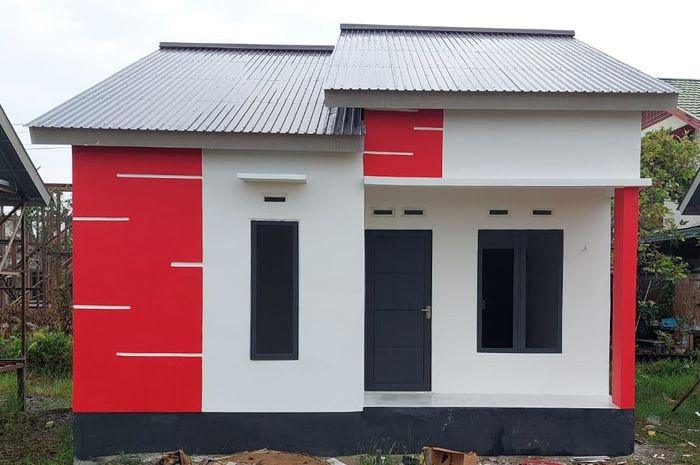 foto tampak rumah tipe 36 perumahan PERMATA LAND