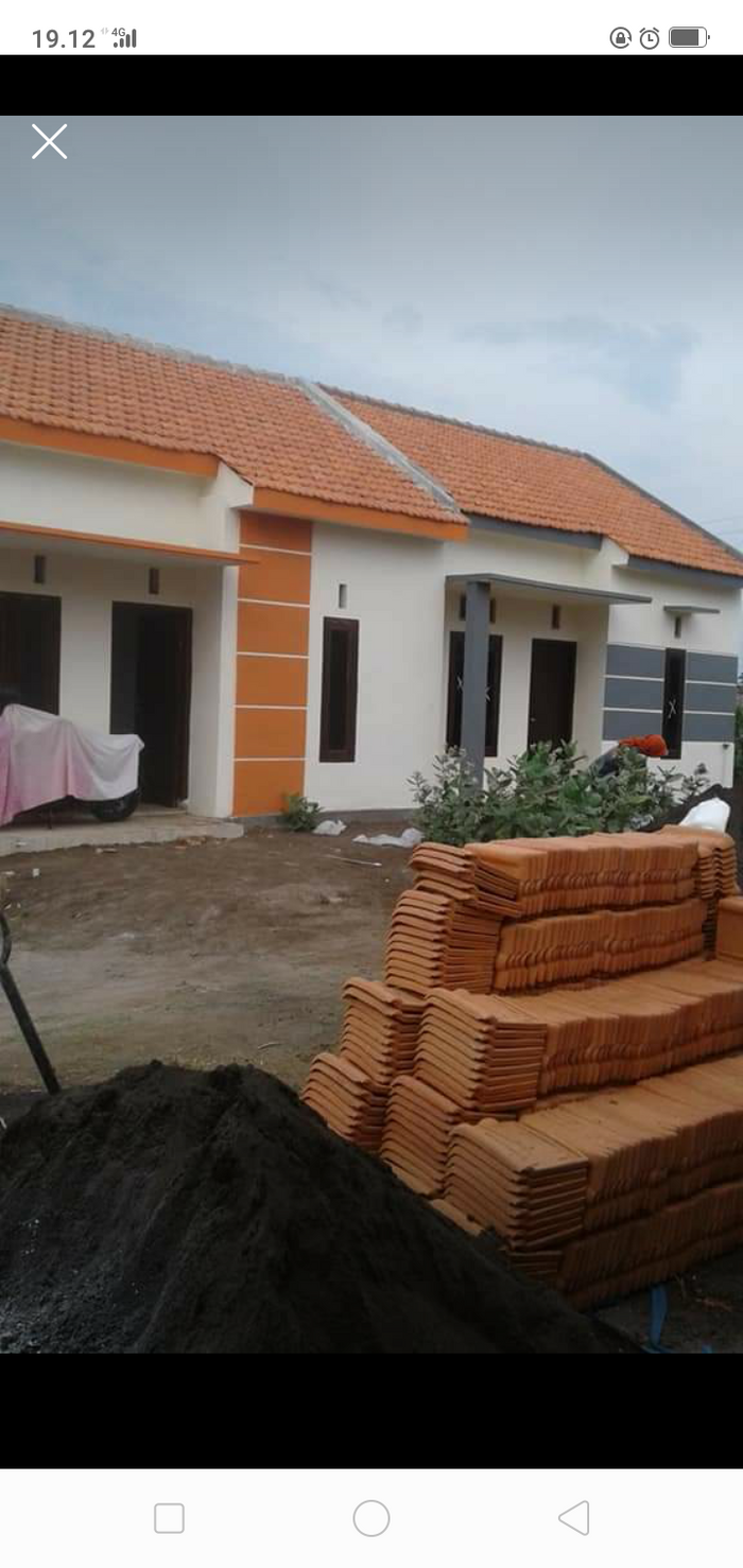 foto tampak rumah tipe 36/60 perumahan Green Madani 3