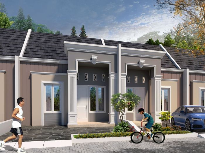 foto tampak rumah tipe 36 perumahan Duta mas indah 1 thp 3