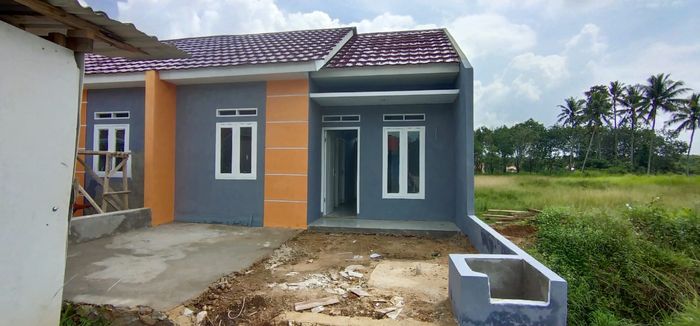 foto tampak rumah tipe 36 perumahan AGUNG PERDANA RESIDENCE